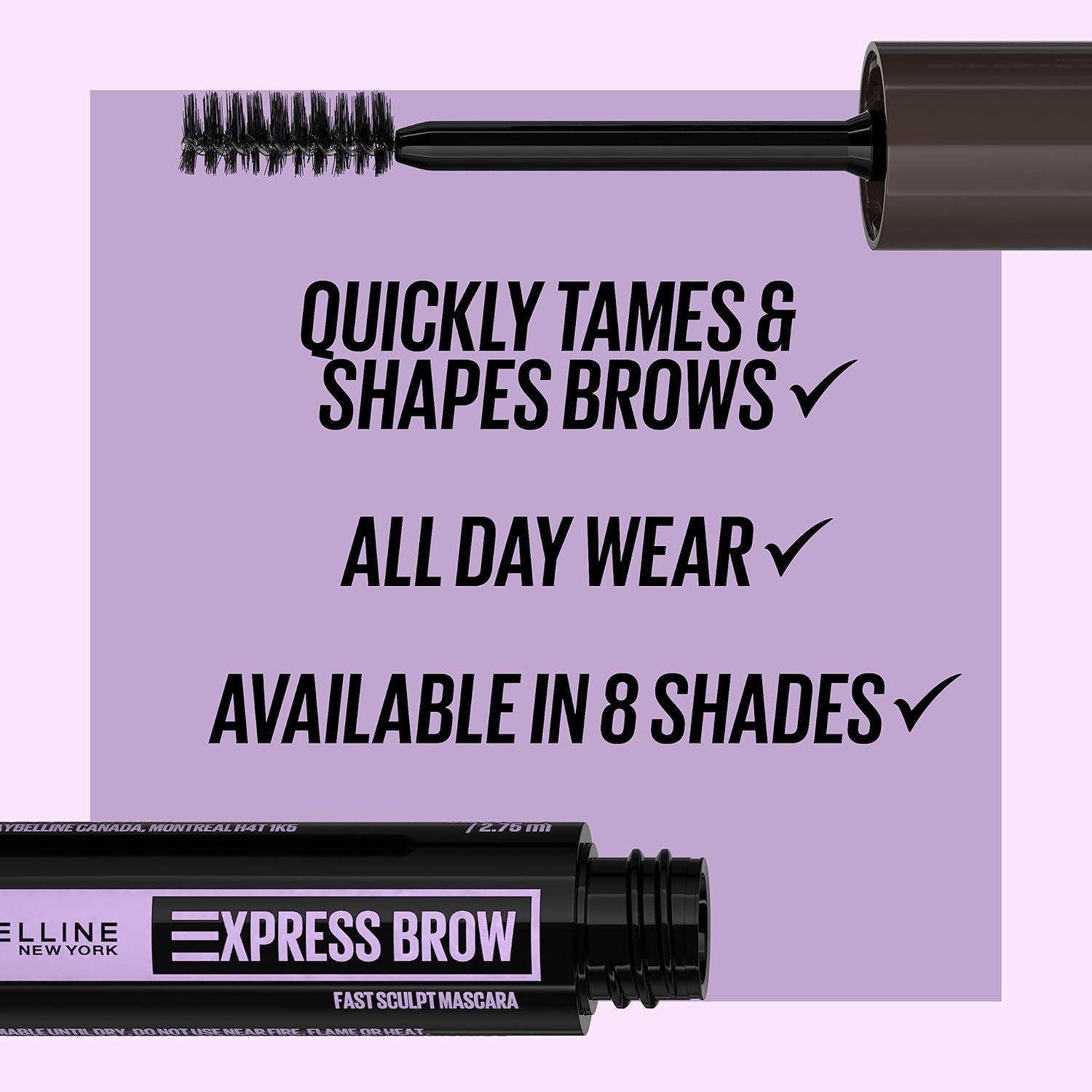 imageMaybelline Brow Ultra Slim Defining Brow Pencil  Brow Fast Sculpt Brow Gel Makeup Bundle Includes 1 Blonde Eyebrow Pencil and 1 Clear Eyebrow GelSOFT BROWN  CLEAR FAST SCULPT BUNDLE