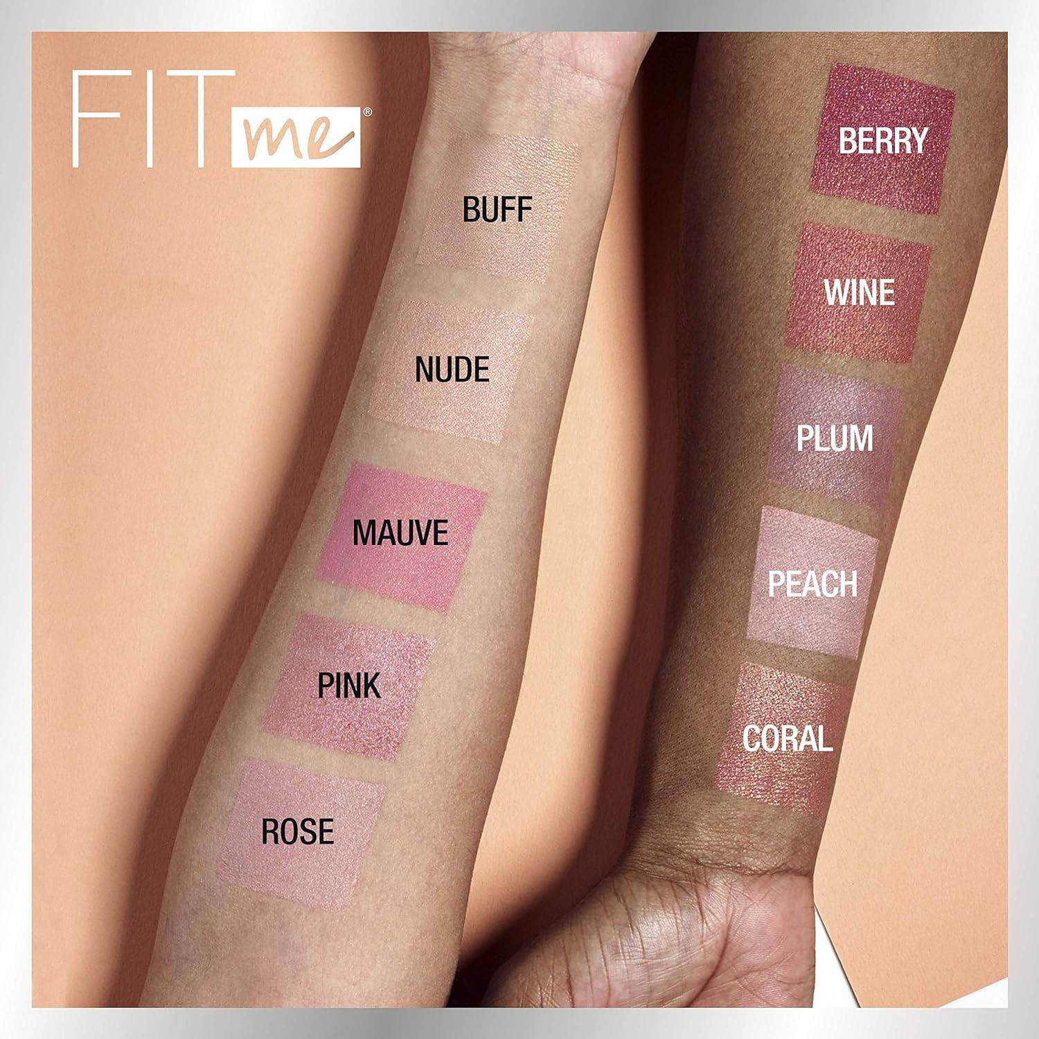imageMaybelline Fit Me Loose Finishing Powder  Fit Me Blush Makeup Bundle Includes 1 Setting Powder in Medium and 1 Blush in MauveMEDIUM  MAUVE BUNDLE