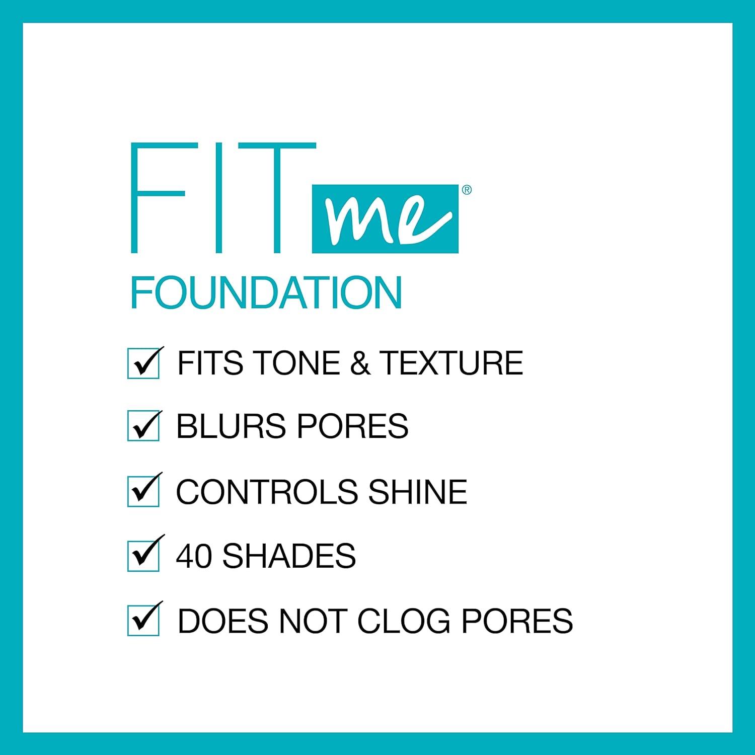 imageMaybelline Fit Me Matte  Poreless Liquid Foundation  Fit Me Mattifying Primer Makeup Bundle Includes 1 Foundation in Porcelain and 1 PrimerPRIMER  COCONUT FOUNDATION BUNDLE