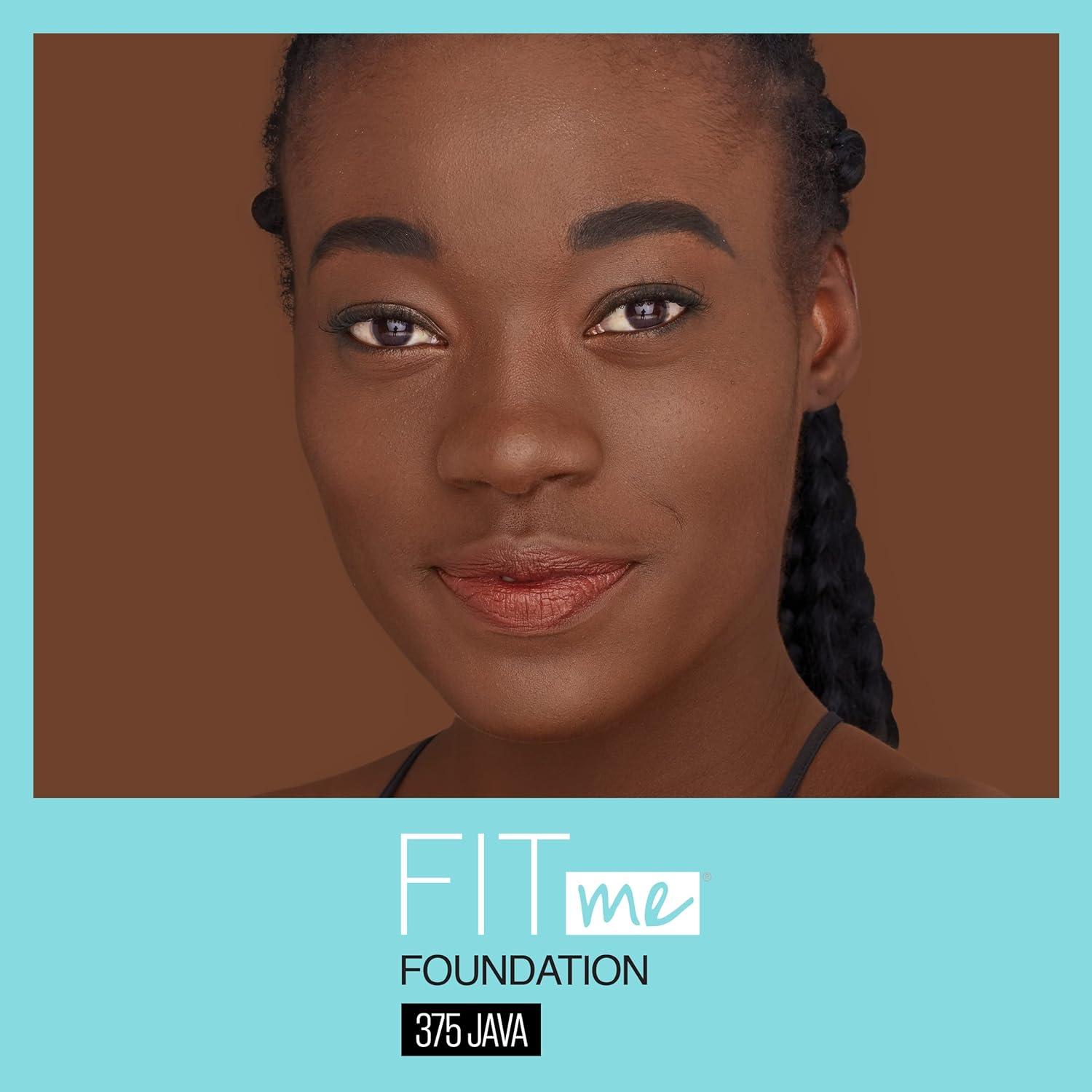 imageMaybelline Fit Me Matte  Poreless Liquid Foundation  Fit Me Mattifying Primer Makeup Bundle Includes 1 Foundation in Porcelain and 1 PrimerPRIMER  JAVA FOUNDATION BUNDLE
