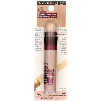 imageMaybelline Lash Sensational Sky High Washable Mascara Cosmic Black  Instant Age Rewind Eraser Dark Circles Treatment MultiUse Concealer 160 Lifter Gloss Pearl Silver Pearl Clear Bundlebrightener