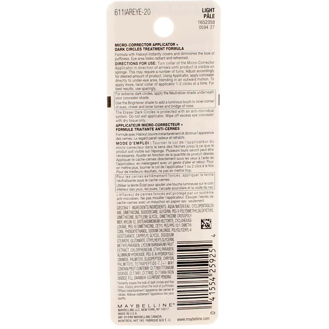 imageMaybelline Lash Sensational Sky High Washable Mascara Cosmic Black  Instant Age Rewind Eraser Dark Circles Treatment MultiUse Concealer 160 Lifter Gloss Pearl Silver Pearl Clear BundleLight