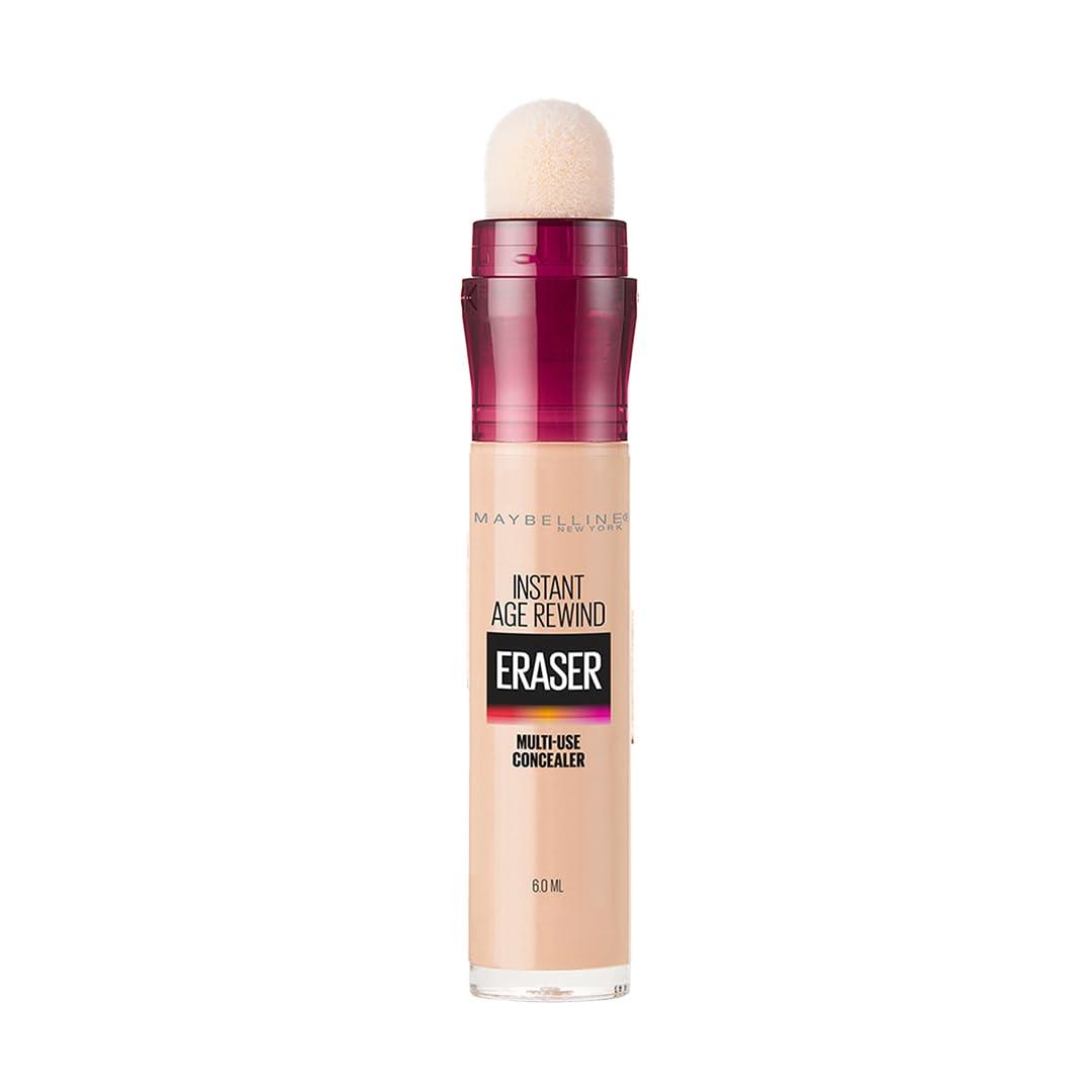 imageMaybelline Lash Sensational Sky High Washable Mascara Cosmic Black  Instant Age Rewind Eraser Dark Circles Treatment MultiUse Concealer 160 Lifter Gloss Pearl Silver Pearl Clear Bundle120