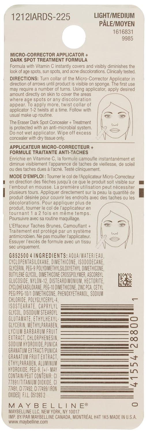 imageMaybelline Lash Sensational Sky High Washable Mascara Cosmic Black  Instant Age Rewind Eraser Dark Circles Treatment MultiUse Concealer 160 Lifter Gloss Pearl Silver Pearl Clear BundleLightMedium