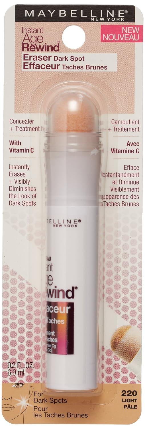imageMaybelline Lash Sensational Sky High Washable Mascara Cosmic Black  Instant Age Rewind Eraser Dark Circles Treatment MultiUse Concealer 160 Lifter Gloss Pearl Silver Pearl Clear BundleLight