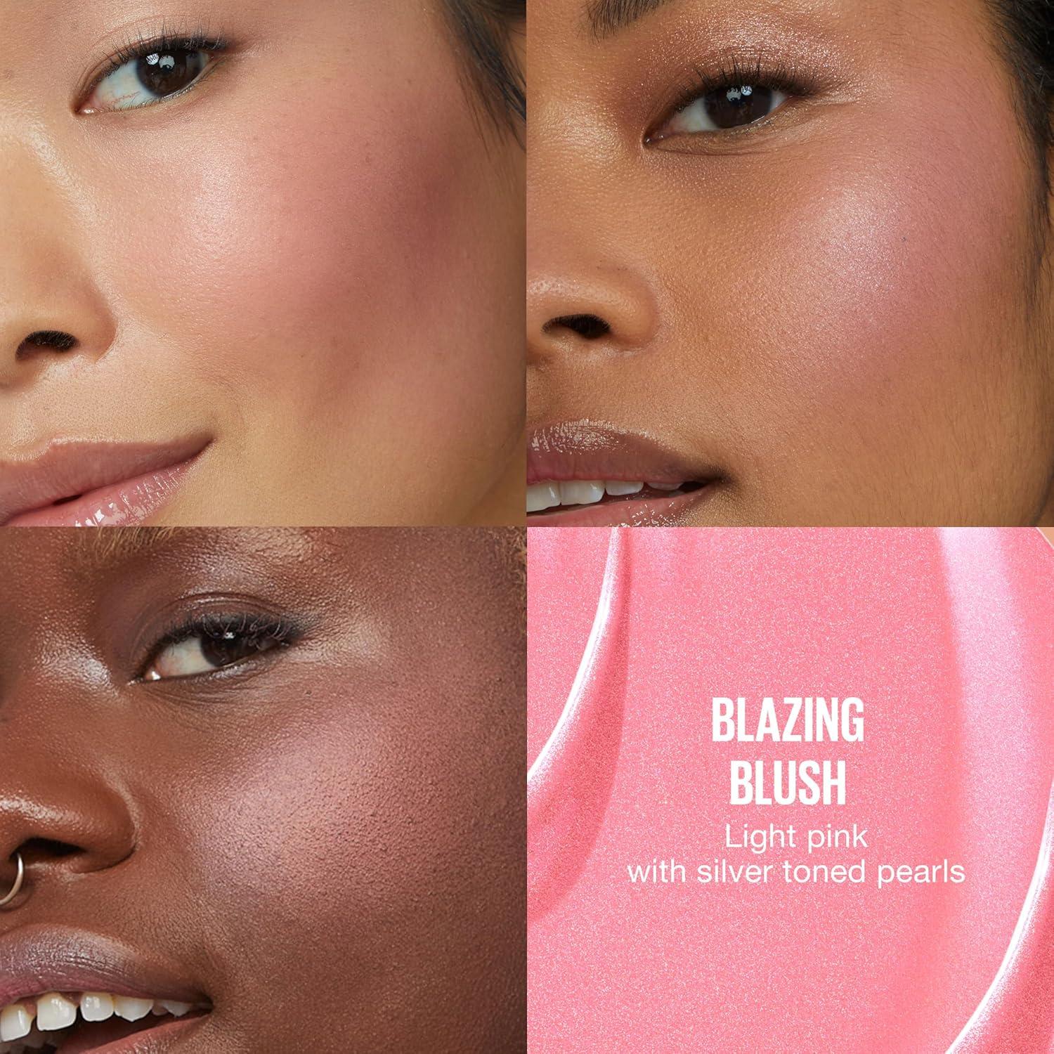 imageMaybelline Sunkisser MultiUse Liquid Blush and Bronzer Blendable Longwear Glowy Make Up Uptown Glow 1 CountBlazing Blush