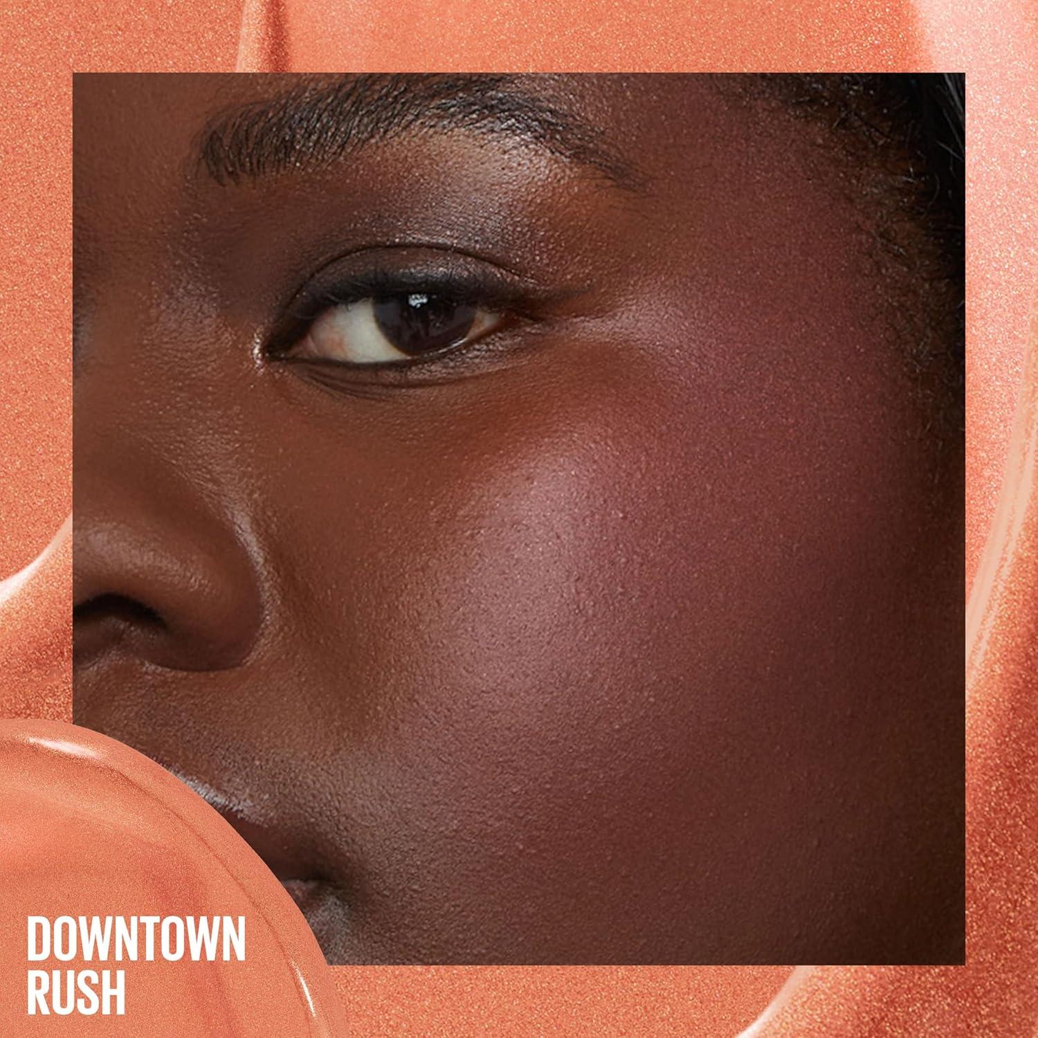 imageMaybelline Sunkisser MultiUse Liquid Blush and Bronzer Blendable Longwear Glowy Make Up Uptown Glow 1 CountDownton Rush