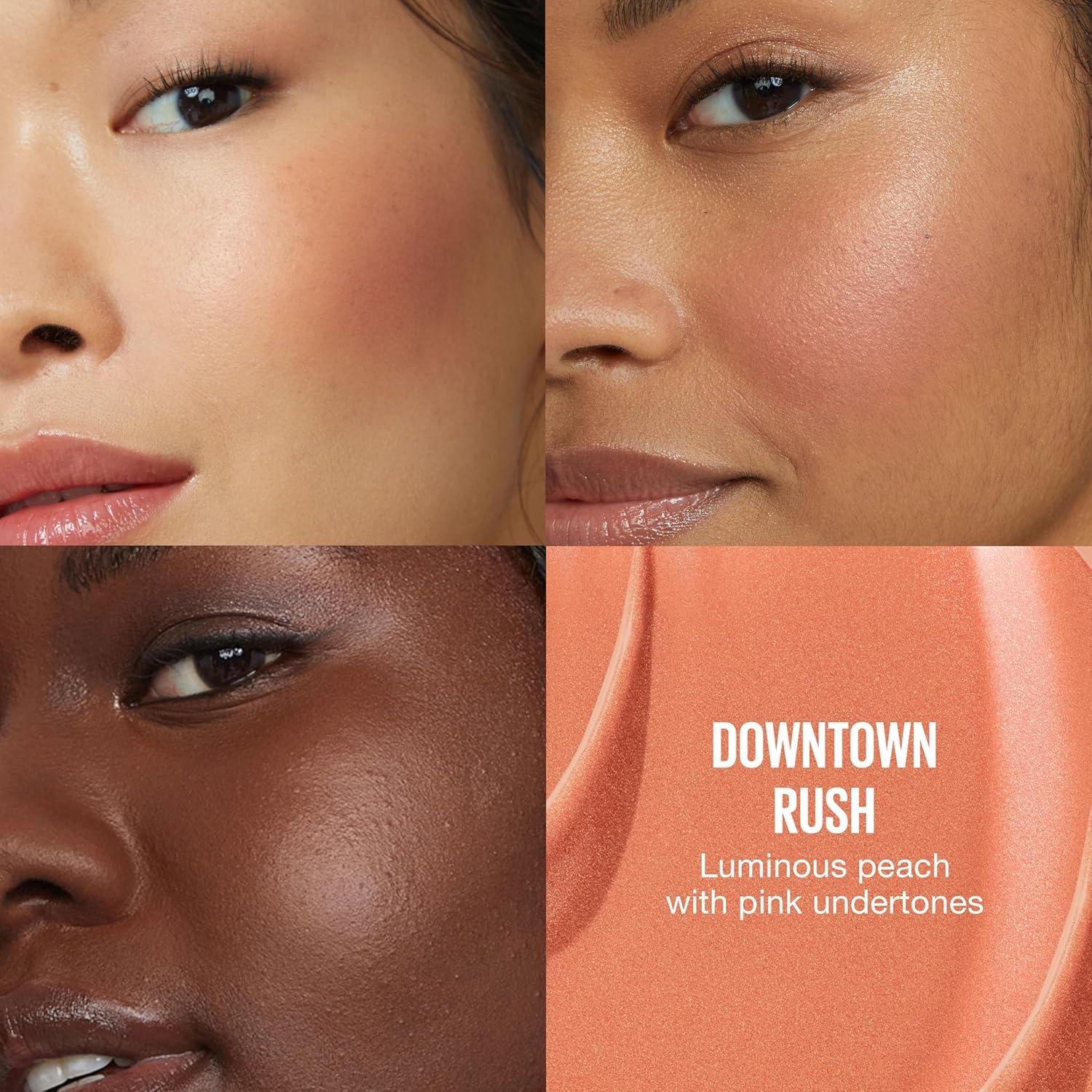 imageMaybelline Sunkisser MultiUse Liquid Blush and Bronzer Blendable Longwear Glowy Make Up Uptown Glow 1 CountDownton Rush