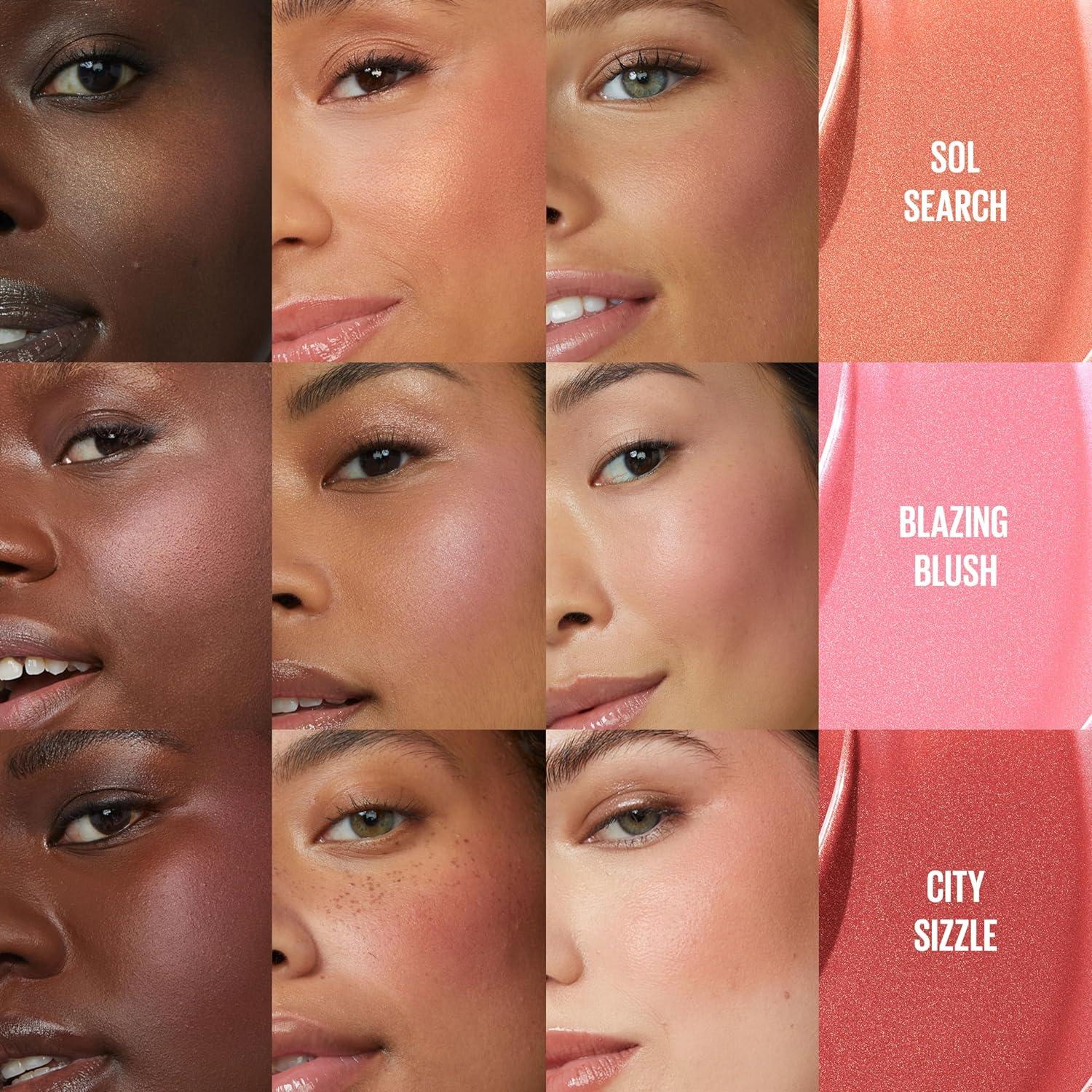 imageMaybelline Sunkisser MultiUse Liquid Blush and Bronzer Blendable Longwear Glowy Make Up Uptown Glow 1 CountSol Search