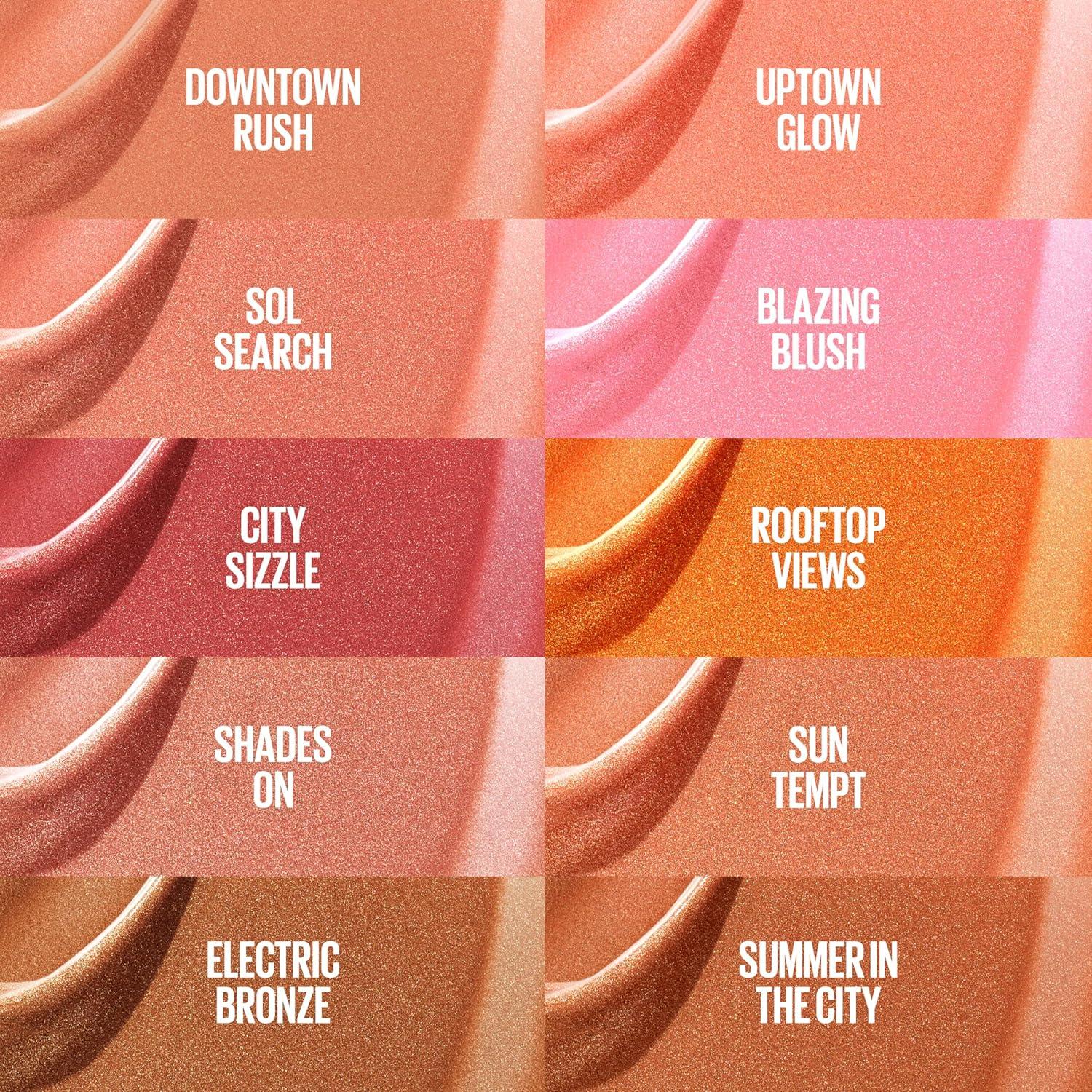 imageMaybelline Sunkisser MultiUse Liquid Blush and Bronzer Blendable Longwear Glowy Make Up Uptown Glow 1 CountSummer In The City