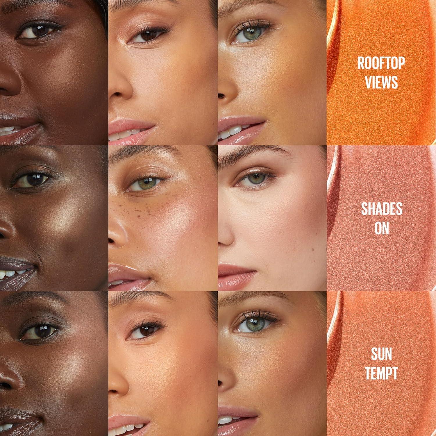 imageMaybelline Sunkisser MultiUse Liquid Blush and Bronzer Blendable Longwear Glowy Make Up Uptown Glow 1 CountSun Tempt