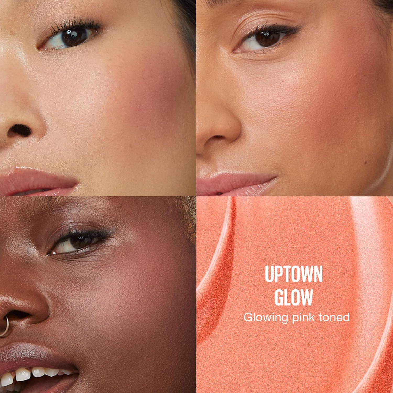 imageMaybelline Sunkisser MultiUse Liquid Blush and Bronzer Blendable Longwear Glowy Make Up Uptown Glow 1 CountUptown Glow