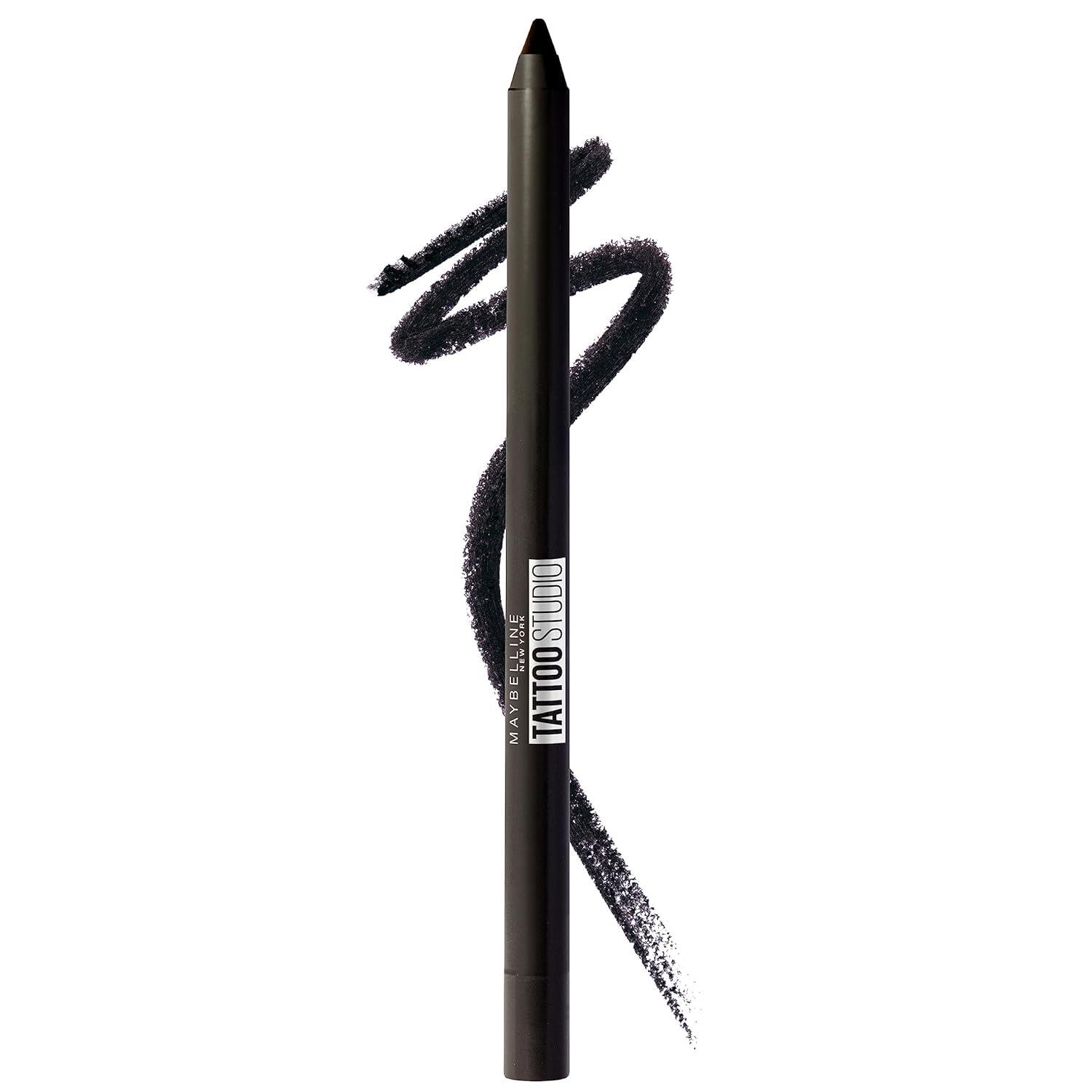 imageMaybelline TattooStudio LongLasting Sharpenable Eyeliner Pencil Deep Onyx  Polished White BundlePOLISHED WHITE  DEEP ONYX BUNDLE