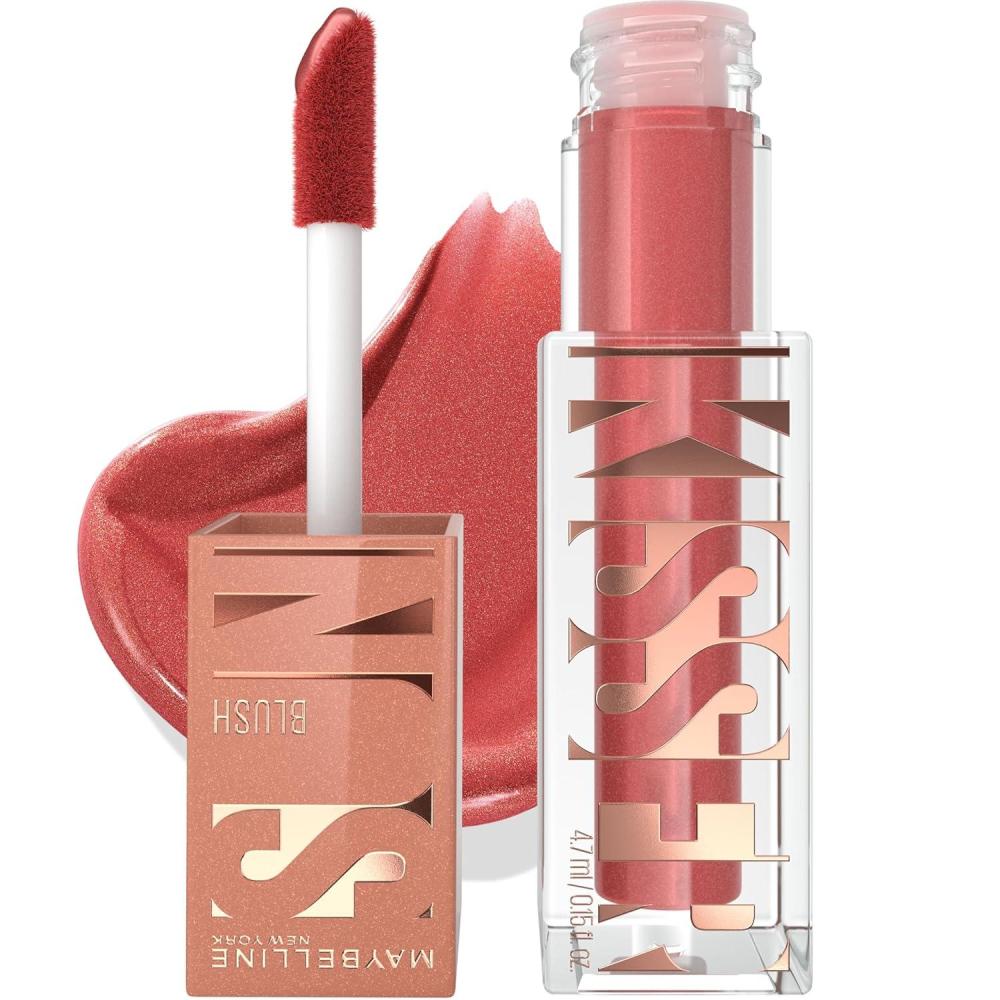 imageMaybelline Sunkisser MultiUse Liquid Blush and Bronzer Blendable Longwear Glowy Make Up Uptown Glow 1 CountCity Sizzle