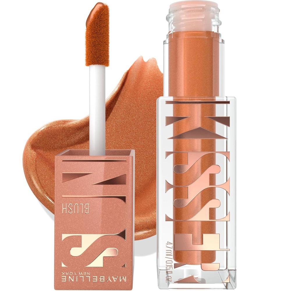 imageMaybelline Sunkisser MultiUse Liquid Blush and Bronzer Blendable Longwear Glowy Make Up Uptown Glow 1 CountSummer In The City