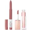 imageMaybelline Super Stay Ink Crayon Lipstick Makeup Lead The Way Pink Beige  Maybelline Lifter Gloss Ice Pink Neutral BundleLEAD THE WAY  ICE BUNDLE