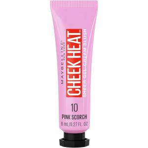 imageMaybelline Cheek Heat GelCream Blush Makeup Lightweight Breathable Feel Sheer Flush Of Color NaturalLooking Dewy Finish OilFree Fuchsia Spark 1 Count10 PINK SCORCH