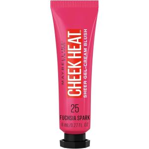 imageMaybelline Cheek Heat GelCream Blush Makeup Lightweight Breathable Feel Sheer Flush Of Color NaturalLooking Dewy Finish OilFree Fuchsia Spark 1 Count25 FUCHSIA SPARK