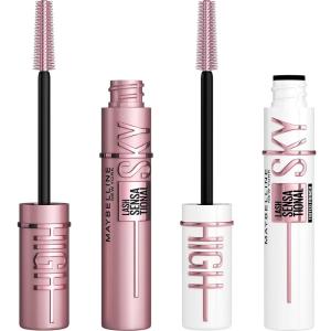 imageMaybelline Lash Sensational Sky High Washable Mascara  Boosting Lash Primer Makeup Bundle Includes 1 Mascara in Blackest Black and 1 Eyelash Primer in Soft Black