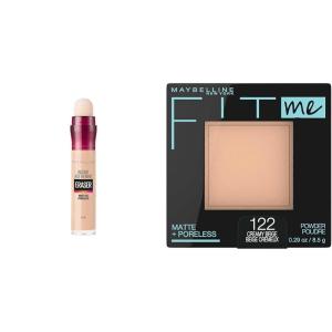 imageMaybelline Lash Sensational Sky High Washable Mascara Cosmic Black  Instant Age Rewind Eraser Dark Circles Treatment MultiUse Concealer 160 Lifter Gloss Pearl Silver Pearl Clear Bundle120