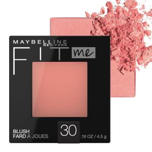 imageMaybelline Fit Me Blush Lightweight Smooth Blendable Longlasting AllDay Face Enhancing Makeup Color Nude 1 Count30 ROSE