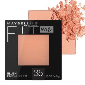imageMaybelline Fit Me Blush Lightweight Smooth Blendable Longlasting AllDay Face Enhancing Makeup Color Nude 1 Count35 CORAL