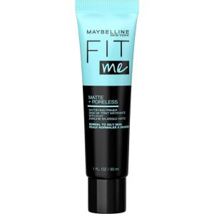 imageMaybelline Fit Me Matte  Poreless Mattifying Face Primer Makeup With Sunscreen Broad Spectrum SPF 20 16HR Wear Shine Control Clear 1 Count