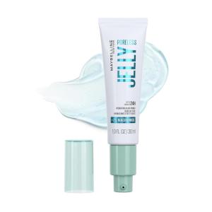 imageMaybelline Poreless Jelly Primer Hydrating Blurring Makeup Primer with 2 Niacinamide For Up To 24HR Make Up Wear Clear 1 Count
