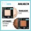 imageMaybelline Fit Me Matte  Poreless Pressed Face Powder Makeup ampamp Setting Powder Golden 1 Count235 PURE BEIGE