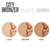 imageMaybelline New York City Bronzer Powder Makeup Bronzer and Contour Powder 200 032 ozCITY BRONZR 100