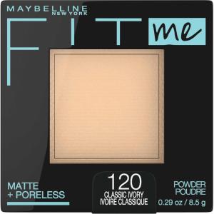 imageMaybelline Fit Me Matte  Poreless Pressed Face Powder Makeup ampamp Setting Powder Golden 1 Count120 CLASSIC IVORY