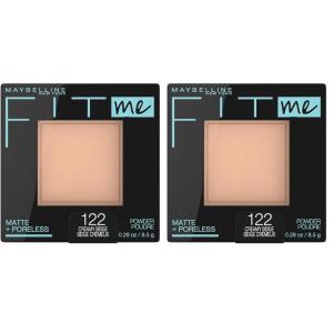 imageMaybelline Fit Me Matte  Poreless Pressed Face Powder Makeup ampamp Setting Powder Golden 1 CountCreamy Beige