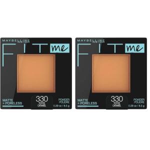 imageMaybelline Fit Me Matte  Poreless Pressed Face Powder Makeup ampamp Setting Powder Golden 1 CountToffee