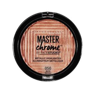 imageMaybelline New York Facestudio Master Chrome Metallic Highlighter Makeup Molten Rose Gold 024 oz50 MOLTEN ROSE GOLD