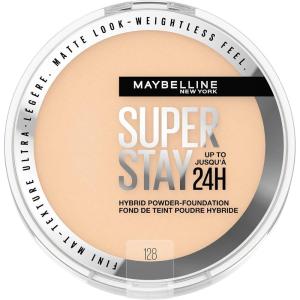 imageMaybelline Super Stay Up to 24HR Hybrid PowderFoundation MediumtoFull Coverage Makeup Matte Finish 128 1 CountSUPERSTAY POWDER 128