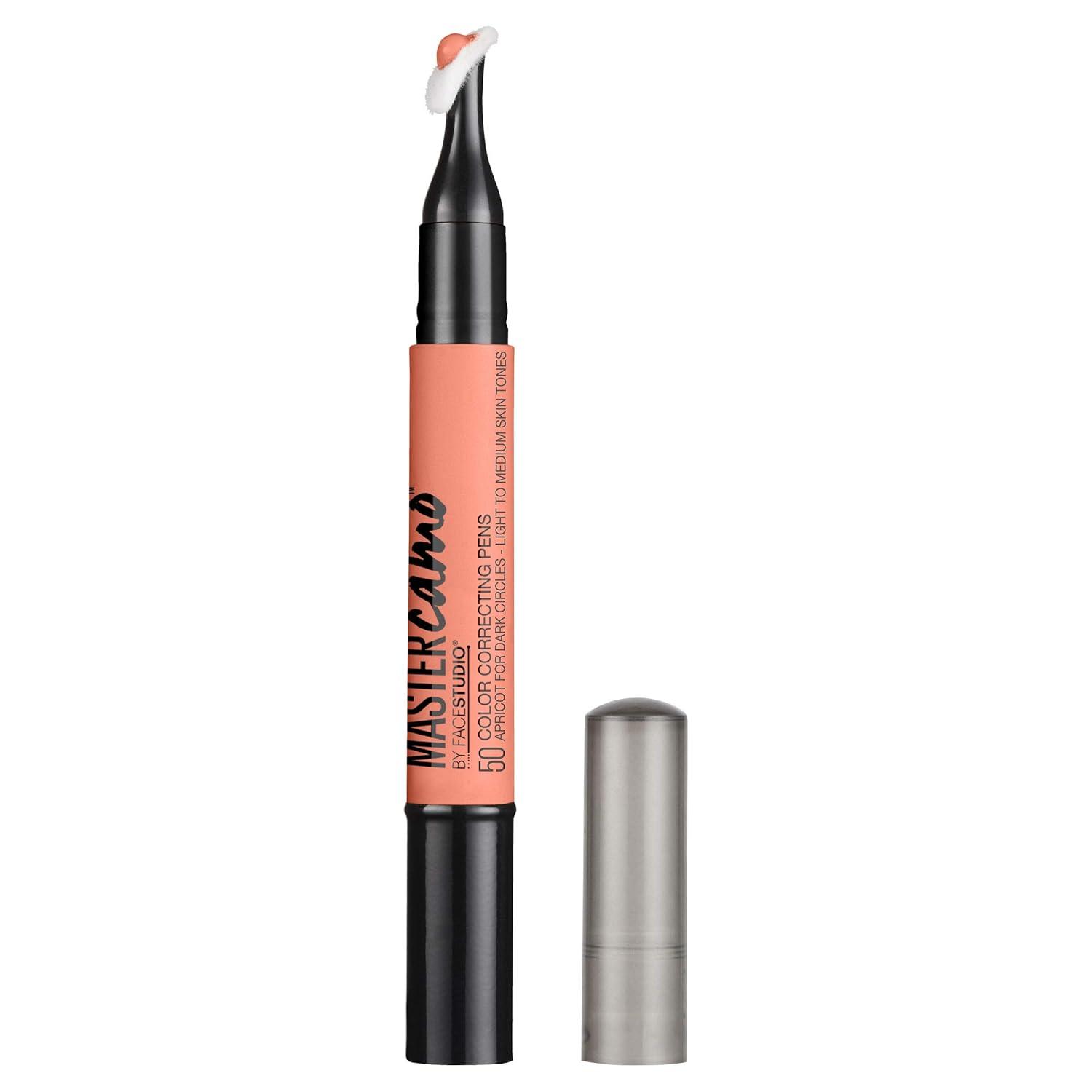 imageMaybelline New York Master Camo Color Correcting Pen Green for Redness all 0005 Fl OzApricot