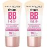 imageMaybelline Dream Fresh Skin Hydrating BB cream 8in1 Skin Perfecting Beauty Balm with Broad Spectrum SPF 30 Sheer Tint Coverage OilFree Medium 1 Fl Oz100 LIGHT