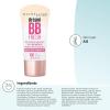 imageMaybelline Dream Fresh Skin Hydrating BB cream 8in1 Skin Perfecting Beauty Balm with Broad Spectrum SPF 30 Sheer Tint Coverage OilFree Medium 1 Fl Oz100 LIGHT
