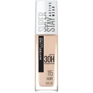imageMaybelline Super Stay Full Coverage Liquid Foundation Active Wear Makeup Up to 30Hr Wear Transfer Sweat ampamp Water Resistant Matte Finish Mocha 1 Count115 IVORY