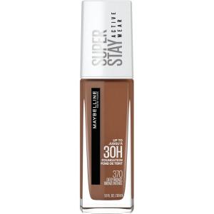 imageMaybelline Super Stay Full Coverage Liquid Foundation Active Wear Makeup Up to 30Hr Wear Transfer Sweat ampamp Water Resistant Matte Finish Mocha 1 Count370 DEEP BRONZE