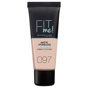 imageMaybelline Fit Me Matte  Poreless Liquid OilFree Foundation Makeup Sun Beige 1 Count Packaging May Vary097 Natural Porcelain