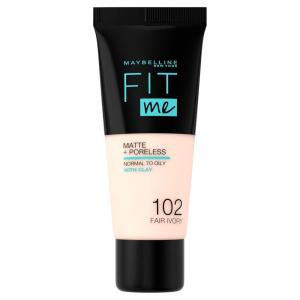 imageMaybelline Fit Me Matte  Poreless Liquid OilFree Foundation Makeup Sun Beige 1 Count Packaging May Vary102 FAIR IVORY