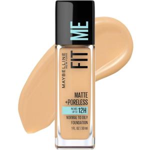imageMaybelline Fit Me Matte  Poreless Liquid OilFree Foundation Makeup Sun Beige 1 Count Packaging May Vary228 SOFT TAN