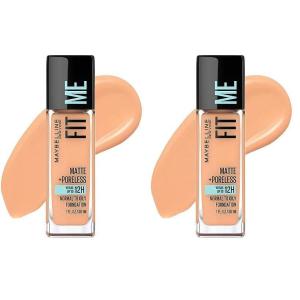 imageMaybelline Fit Me Matte  Poreless Liquid OilFree Foundation Makeup Sun Beige 1 Count Packaging May Vary245 Classic Beige