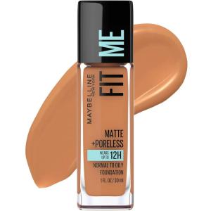 imageMaybelline Fit Me Matte  Poreless Liquid OilFree Foundation Makeup Sun Beige 1 Count Packaging May Vary335 CLASSIC TAN