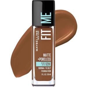 imageMaybelline Fit Me Matte  Poreless Liquid OilFree Foundation Makeup Sun Beige 1 Count Packaging May Vary368 DEEP GOLDEN