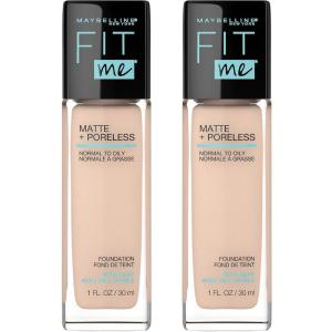 imageMaybelline Fit Me Matte  Poreless Liquid OilFree Foundation Makeup Sun Beige 1 Count Packaging May VaryClassic Ivory
