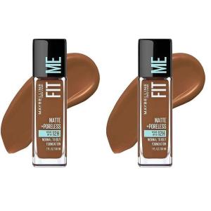 imageMaybelline Fit Me Matte  Poreless Liquid OilFree Foundation Makeup Sun Beige 1 Count Packaging May VaryDeep Golden