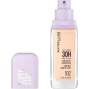 imageMaybelline Super Stay LumiMatte Foundation Lightweight and Buildable Full Coverage Foundation Makeup For Up To 30HR Wear 332 1 Count102  Neutral Cool