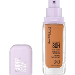 imageMaybelline Super Stay LumiMatte Foundation Lightweight and Buildable Full Coverage Foundation Makeup For Up To 30HR Wear 332 1 Count340  Warm